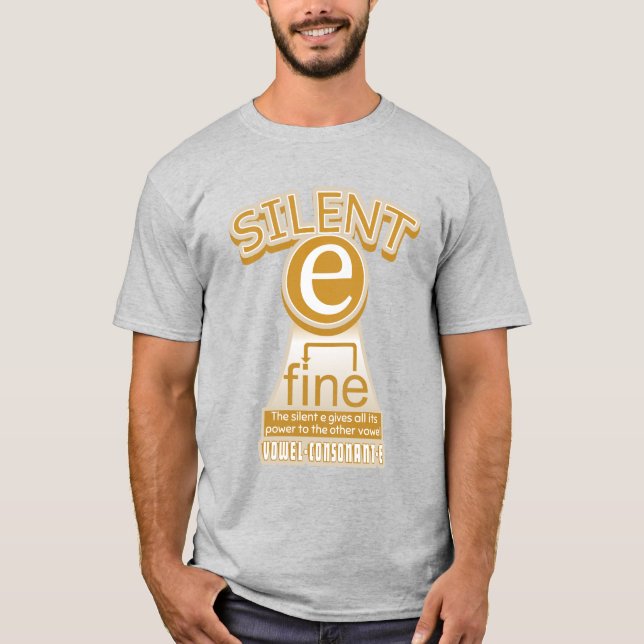 Camiseta Regla de hongos en inglés en silencio (Anverso)