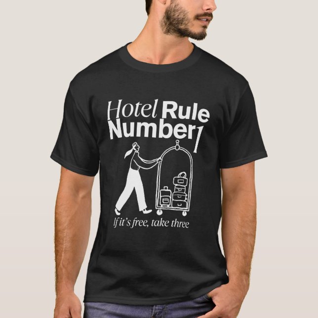 Camiseta Regla de Hotel (Anverso)