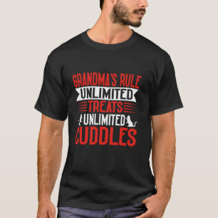 Camiseta Regla de la Abuela Golosinas Ilimitadas Mimos Ilim