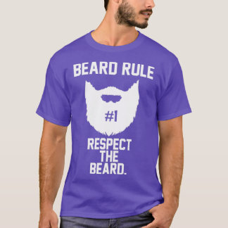 Camiseta Regla de la barba 1 Respetar la barba 2