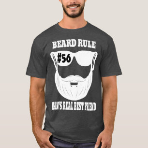 Camiseta Regla de la barba 56 Manx27s Mejor Amigo Real