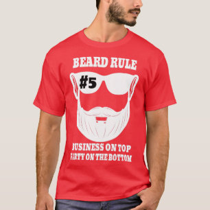Camiseta Regla De La Barba 5 Negocios Sobre El Fiesta Super