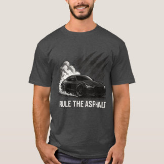 Camiseta Regla de la deriva de asfalto