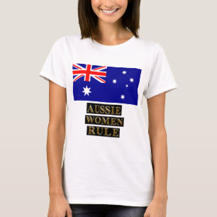 CAMISETA REGLA DE LAS MUJERES AUSSIE