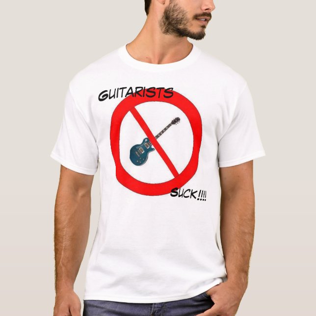 Camiseta Regla de los bajistas (Anverso)