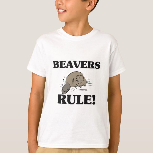 Camiseta ¡Regla de los CASTORES! (Anverso)