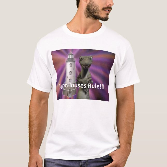 Camiseta ¡Regla de los faros!!! (Anverso)