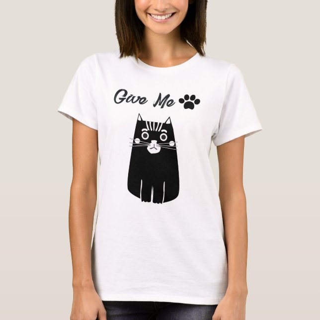 Camiseta Regla de los gatos negros (Anverso)