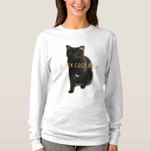Camiseta Regla de los gatos negros (Anverso)