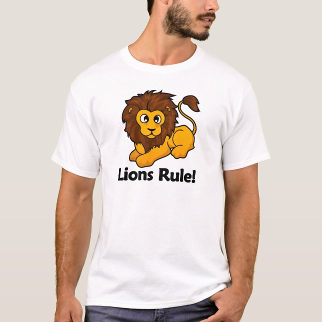 Camiseta ¡Regla de los leones! (Anverso)
