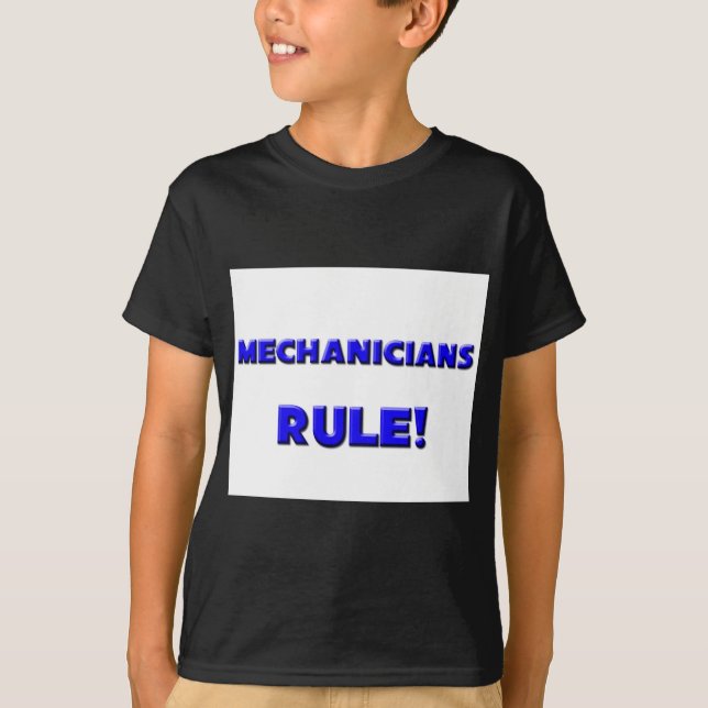 Camiseta ¡Regla de los mecánicos! (Anverso)