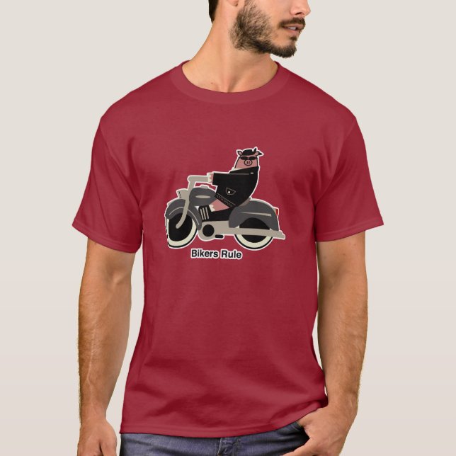 Camiseta regla de los motoristas (Anverso)