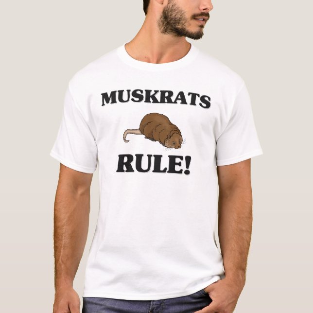 Camiseta ¡Regla de los MUSKRATS! (Anverso)
