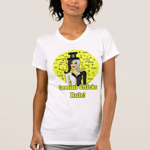 Camiseta Regla de los polluelos de los géminis