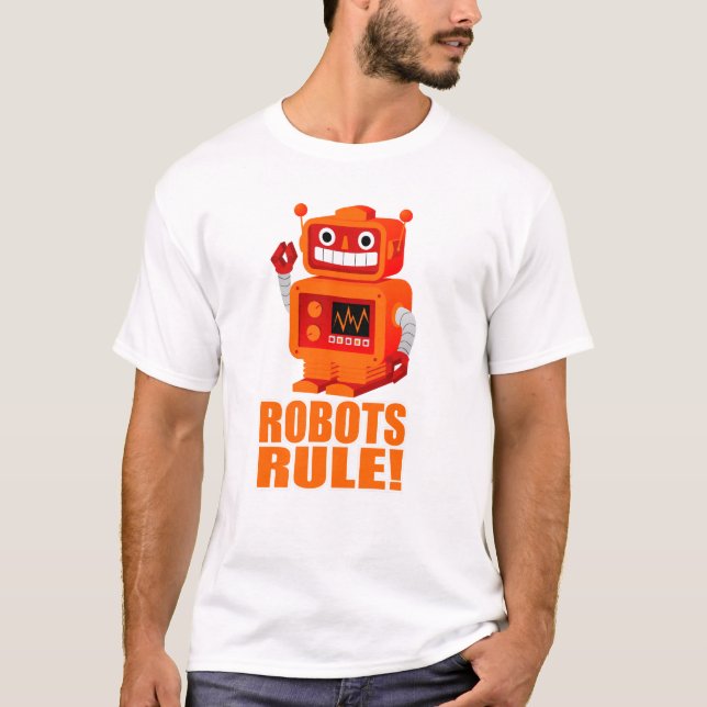 CAMISETA ¡REGLA DE LOS ROBOTS! (Anverso)