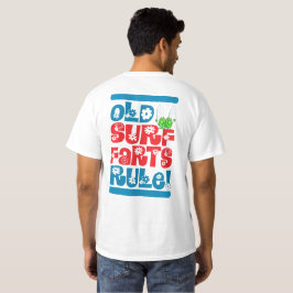 Camiseta regla de los viejos pedos de surf (atrás)