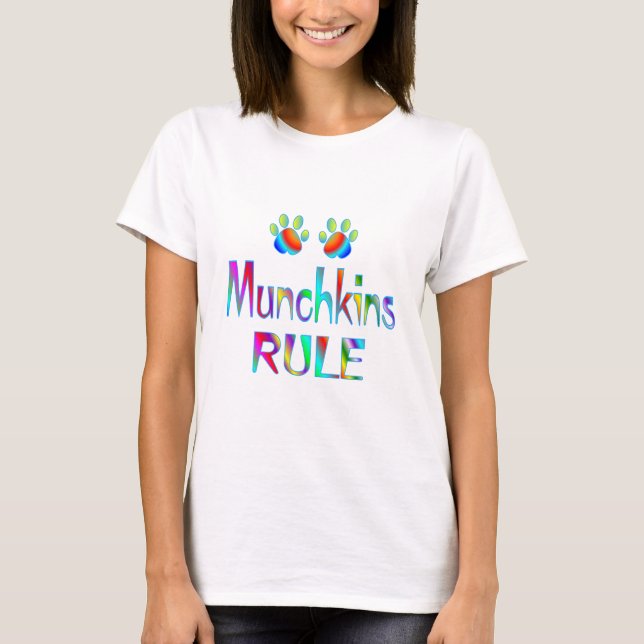 Camiseta Regla de Munchkins (Anverso)