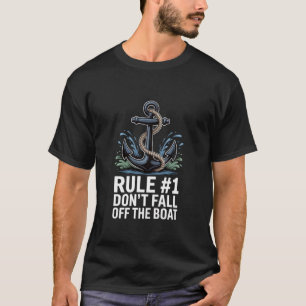 Camiseta Regla de navegación No te caigas del barco