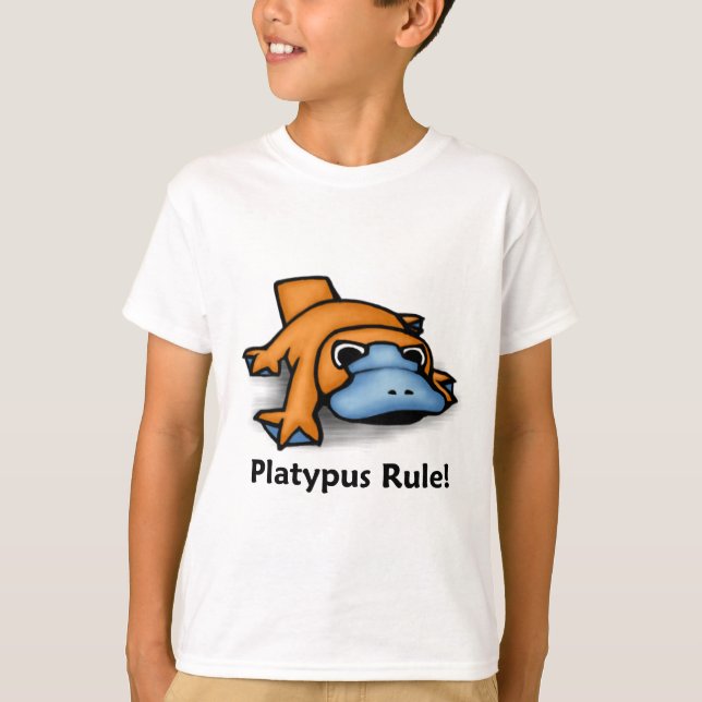 Camiseta ¡Regla de Platypus! (Anverso)