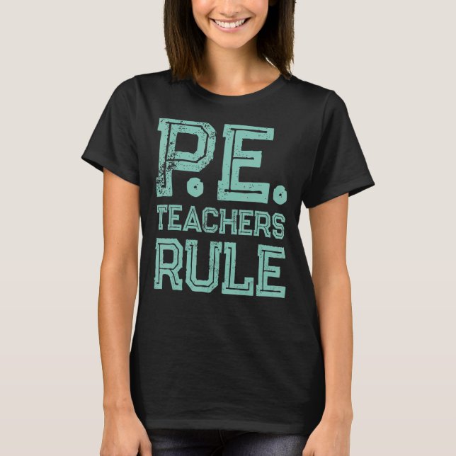 Camiseta Regla de profesor de educación física PE (Anverso)