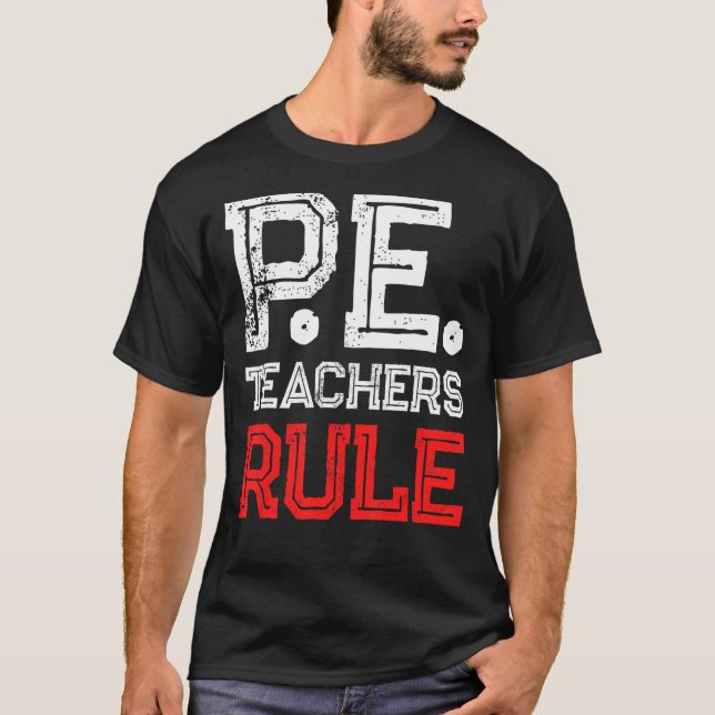 Camiseta Regla de profesor de educación física PE (Anverso)