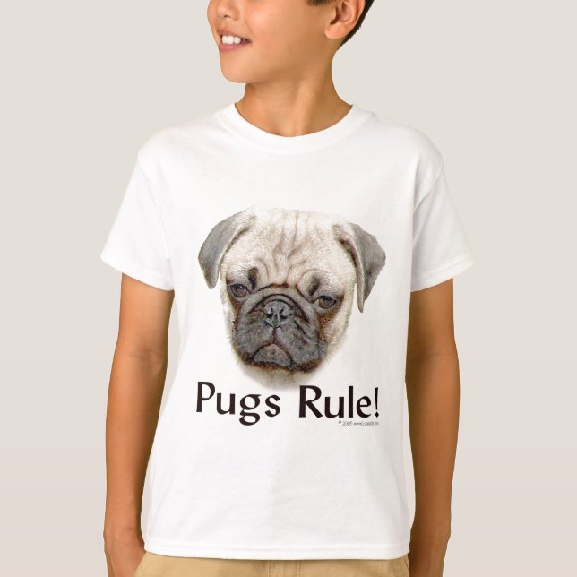 Camiseta Regla de Pugs (Anverso)