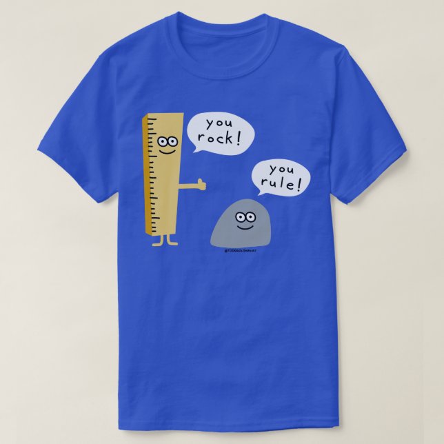 CAMISETA REGLA DE ROCK (Diseño del anverso)