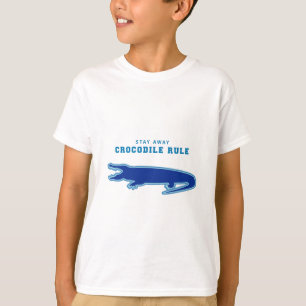 Camiseta Regla del Cocodrilo (Azul)