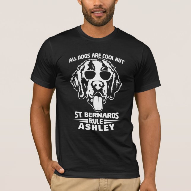 Camiseta Regla del perro de San Bernardo genial (Anverso)