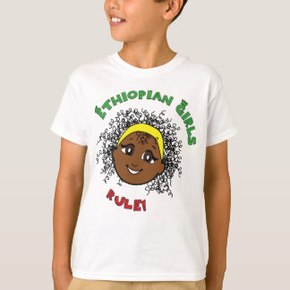 Camiseta ¡Regla etíope de los chicas!