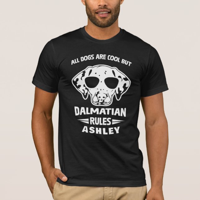 Camiseta Regla genial del perro dálmata (Anverso)