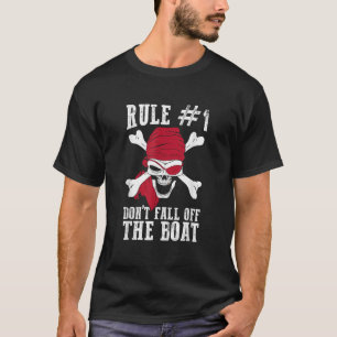 Camiseta Regla número uno no caiga del Sku pirata