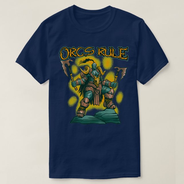 Camiseta Regla Orcs (Diseño del anverso)