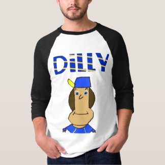 Camiseta Reglan Sleeve de 3/4 hombres Dilly