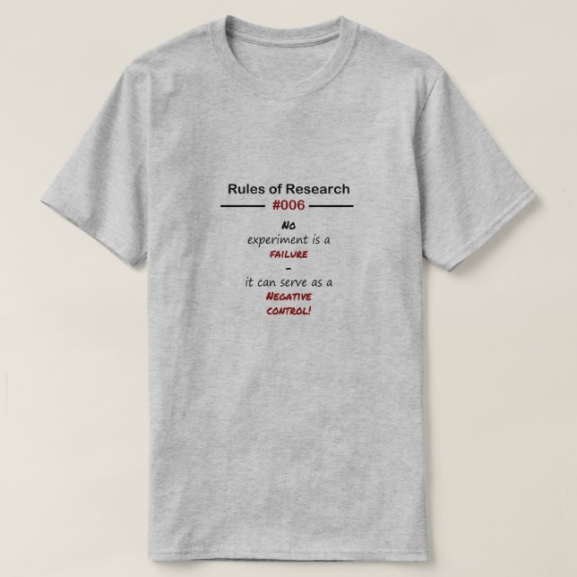 Camiseta Reglas 006 de la investigación (Diseño del anverso)