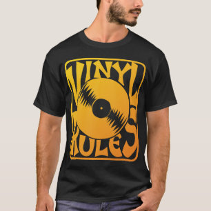 Camiseta ¿Reglas amarillas del vinilo, autorización?