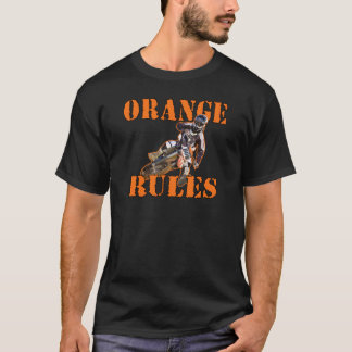 Camiseta Reglas anaranjadas
