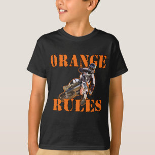 Camiseta Reglas anaranjadas
