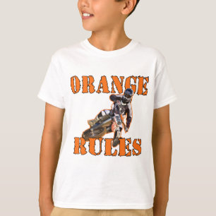 Camiseta Reglas anaranjadas