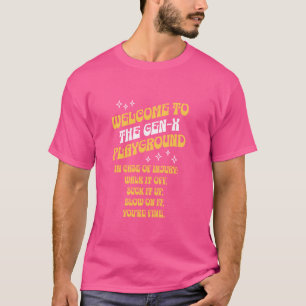 Camiseta Reglas de área de juegos de Gen X - Generación div