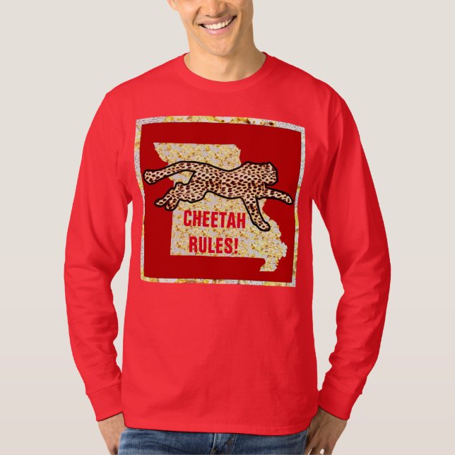 CAMISETA ¡REGLAS DE CHEETAH! (Anverso)