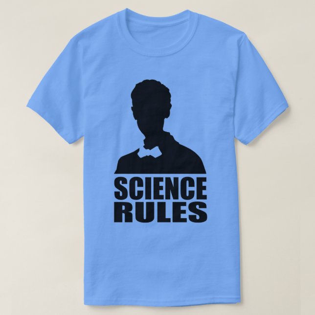 Camiseta Reglas de ciencia (Diseño del anverso)