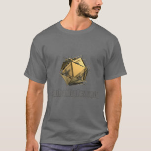 Camiseta Reglas de combate que explotan el logotipo D20
