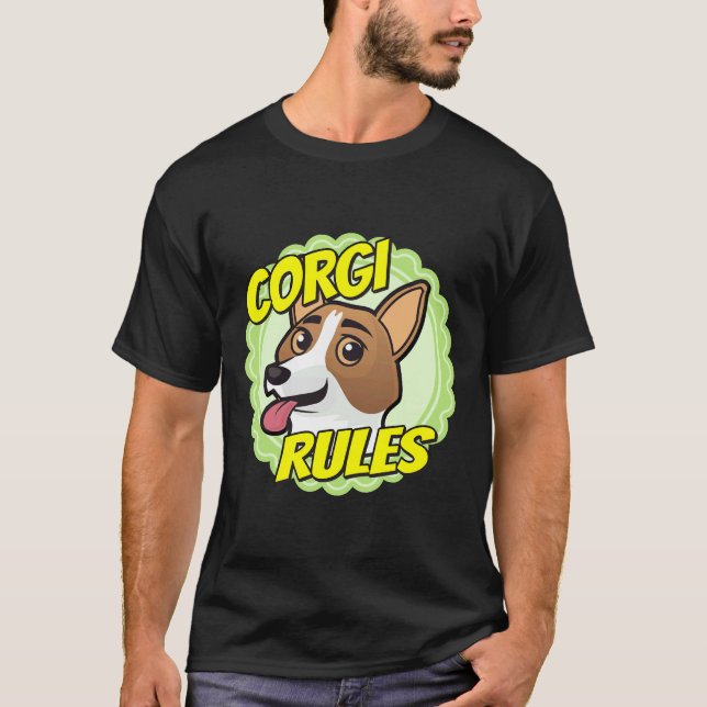 Camiseta Reglas de Corgi (Anverso)