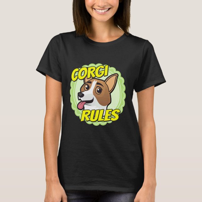 Camiseta Reglas de Corgi (Anverso)