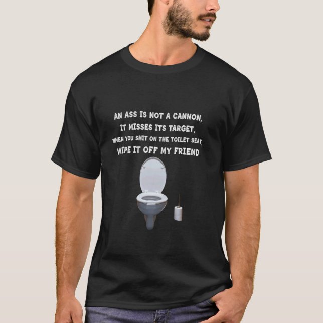 Camiseta Reglas de diseño de inodoros (Anverso)