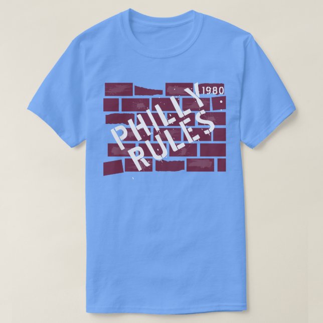 CAMISETA REGLAS DE FILADELFIA 1980 (Diseño del anverso)