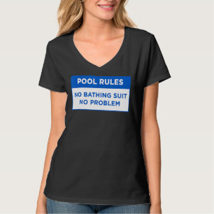 Camiseta Reglas de grupo no traje de baño No hay problema d