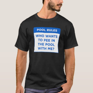 Camiseta Reglas De Grupo Que Quiere Pasear En El Piscina Co