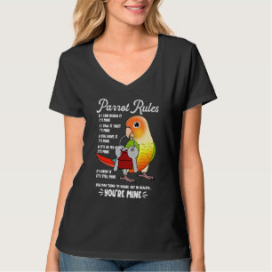 Camiseta Reglas de la Casa de Loros Es Mía I Conura de Cara